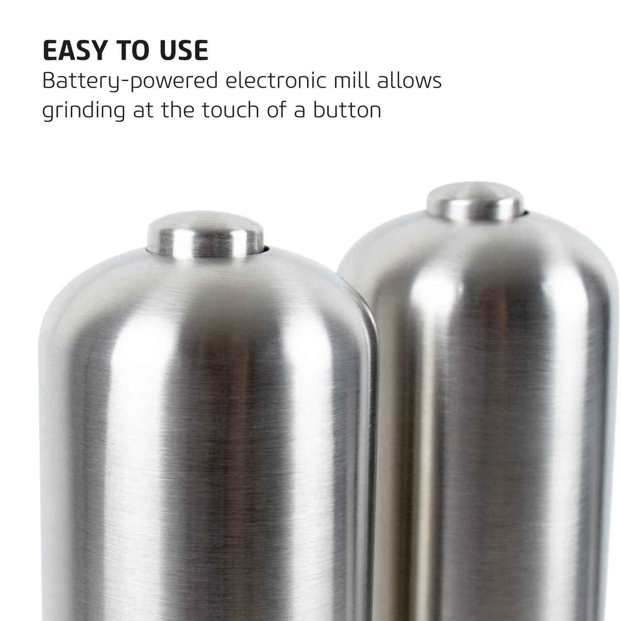 Electronic salt and pepper mill made of stainless steel - Salter 7722 SSTURA