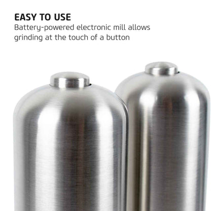 Electronic salt and pepper mill made of stainless steel - Salter 7722 SSTURA