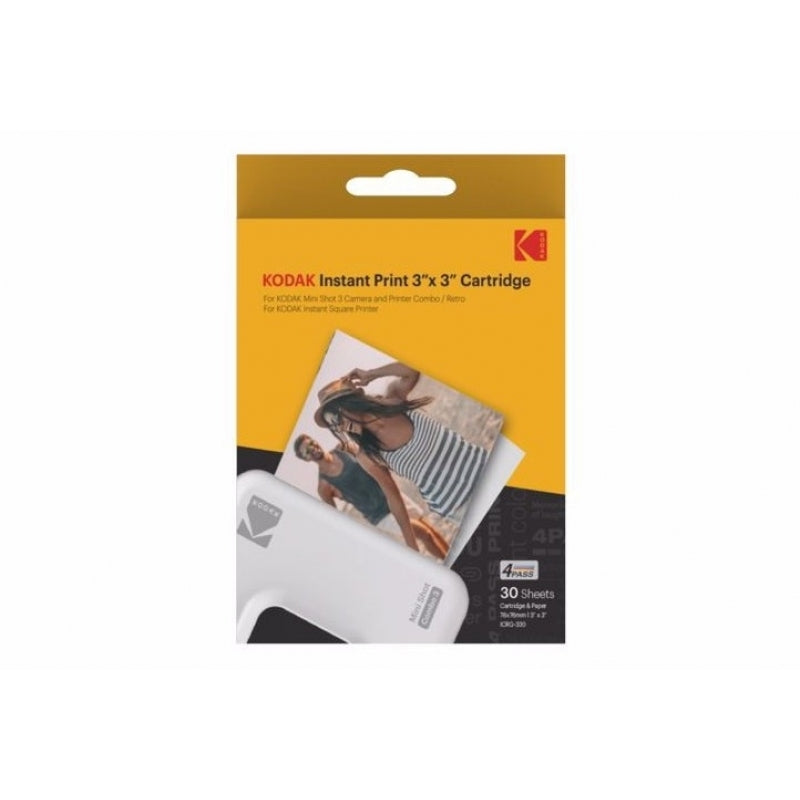 Ink cartridge + photo paper 3x3" 30 sheets Kodak ICRG330