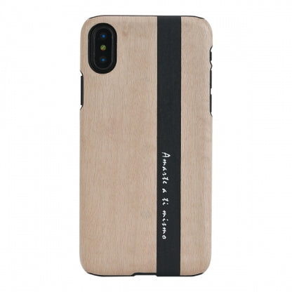 iPhone X/XS natural wood smartphone case MAN&amp;WOOD