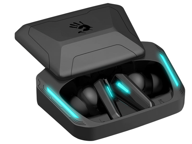 Wireless in-ear headphones with Bluetooth, A4Tech Bloody TWS M70, Black/Blue