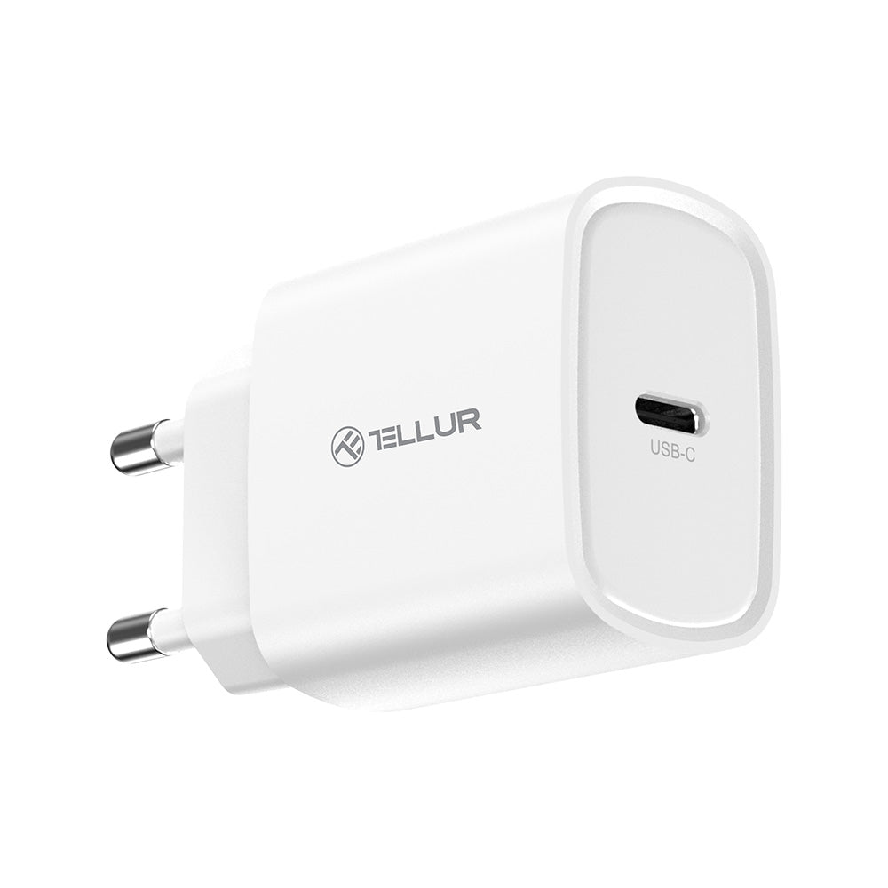 Tellur 20W USB-C PD wall charger white