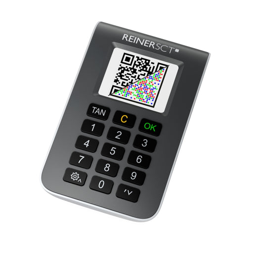REINER-SCT TANJACK PHOTO QR - Hybrid Reader with Fast TAN Generation and QR Code Recognition