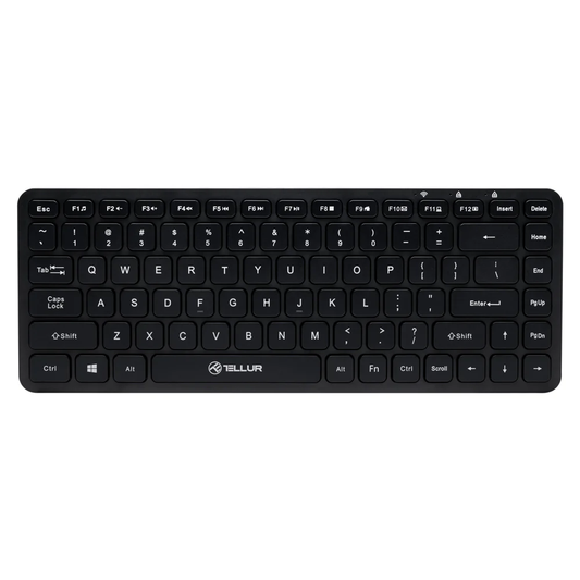Беспроводная мини-клавиатура Tellur, черная