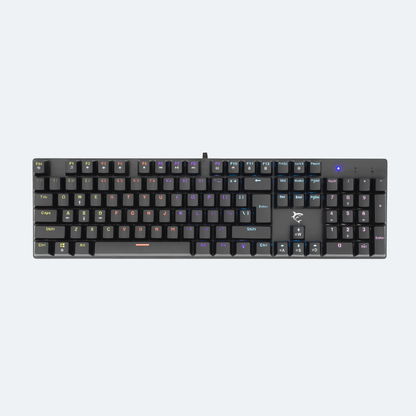 Mechanical Keyboard with LED Lighting - White Shark GK-2107