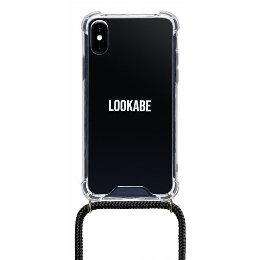 Lookabe Necklace iPhone X/Xs gold black loo003