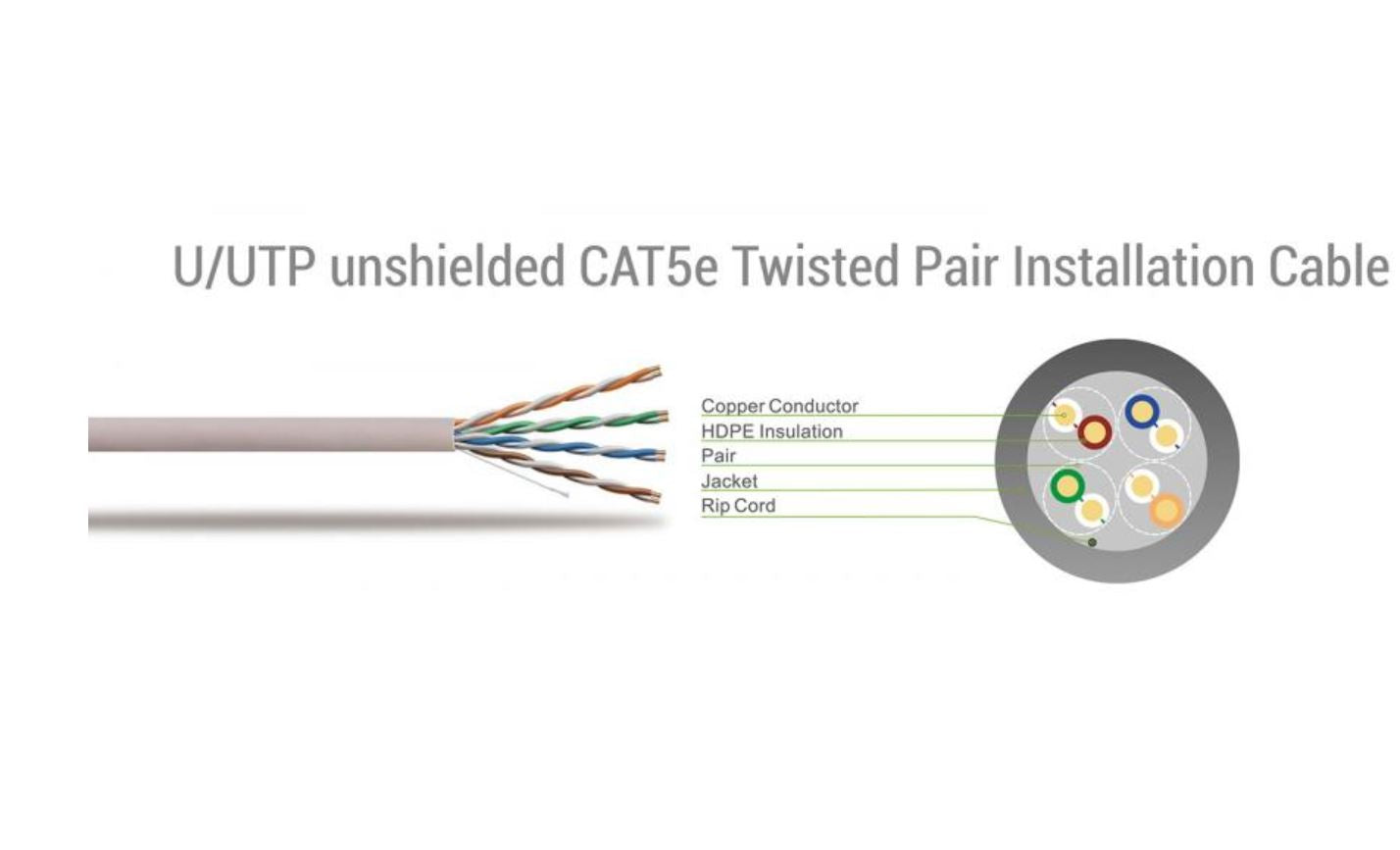 Tīkla Kabelis RJ45, 1m, Dzeltena, Cat5e, Sbox UTP-1Y