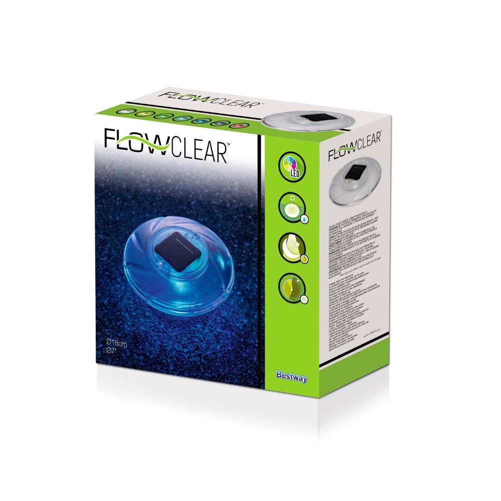 Saules pludiņa lampa ar LED apgaismojumu Bestway Flowclear 58111