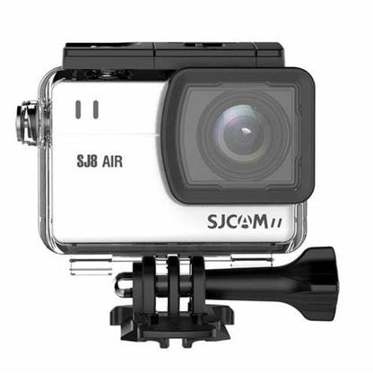 White sports camera with 2.33" IPS screen - SJCAM SJ8 AIR