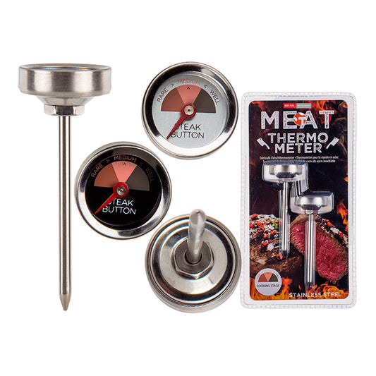 Термометр для мяса из нержавеющей стали, ок. 7 см, набор из 2 шт.