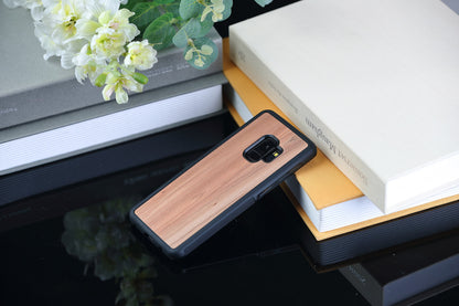 Smartphone cover made of natural wood for Samsung Galaxy S9, Man&amp;Wood