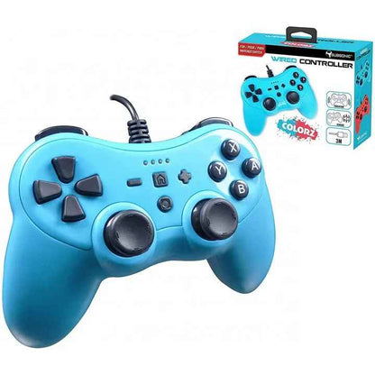 Wired Controller for Subsonic Colorz Neon Blue Switch Games