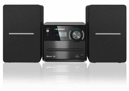 Bluetooth Audio Sistēma Blaupunkt MS13BT - CD/MP3 Atskaņošana, FM Radio ar 40 Stacijām, USB Ports, 45W Izejas Jauda