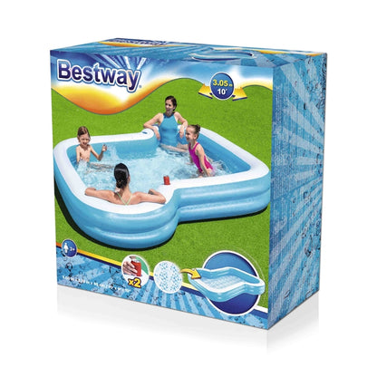 Family pool with two drink holders - Bestway 54321