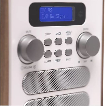 Цифровое радио DAB+ с Bluetooth и FM Denver DAB-48 White