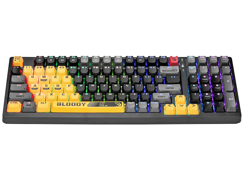 Kompakta mehāniskā tastatūra ar RGB - A4Tech Bloody S98