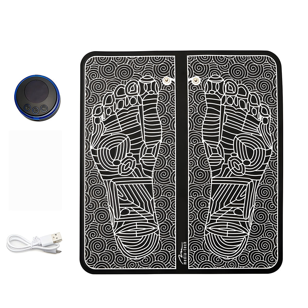 EMS Foot Massage Mat with Electrostimulation, Media-Tech MT6527