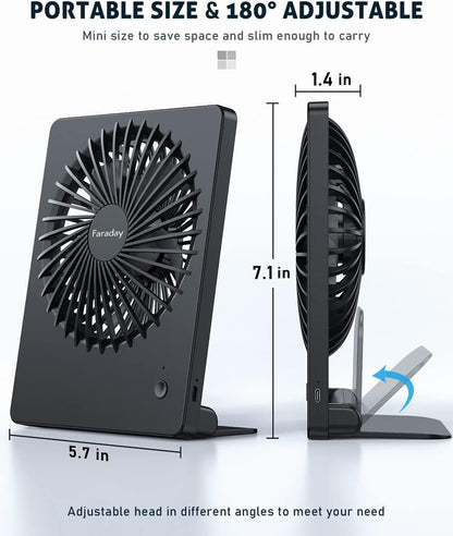 Compact, silent mini fan. Strong air flow. FD01