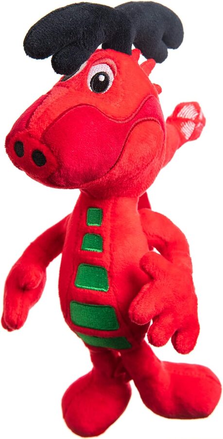 Plush toy. Helicopter-shaped dragon (Welsh Dragon)