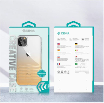 iPhone 11 Pro double-layer protective cover Devia Ocean gold tone