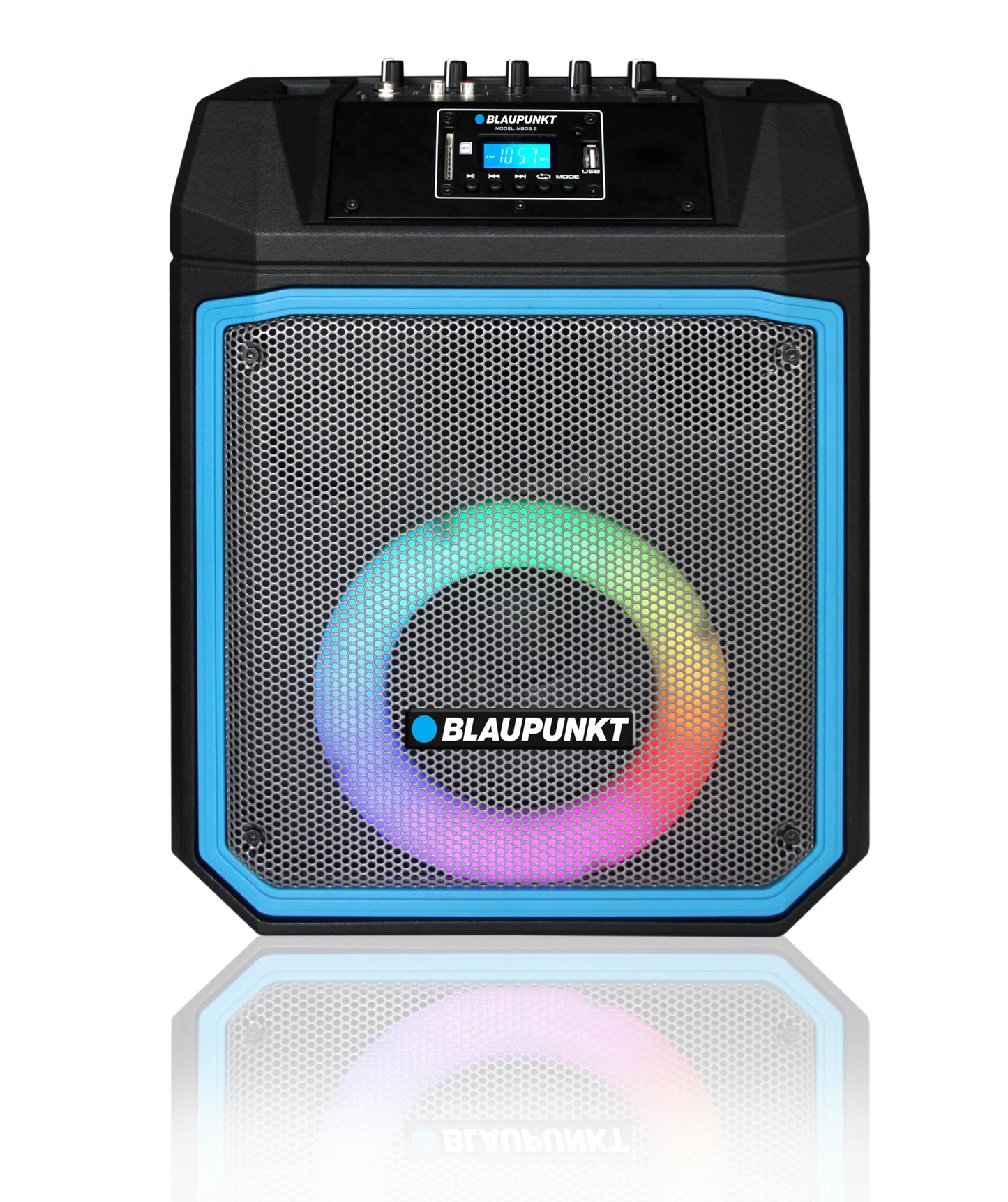 Bluetooth speaker with USB/SD, FM radio, karaoke, TWS - Blaupunkt MB06.2