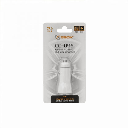 Sbox Car Charger CC-095 20W White