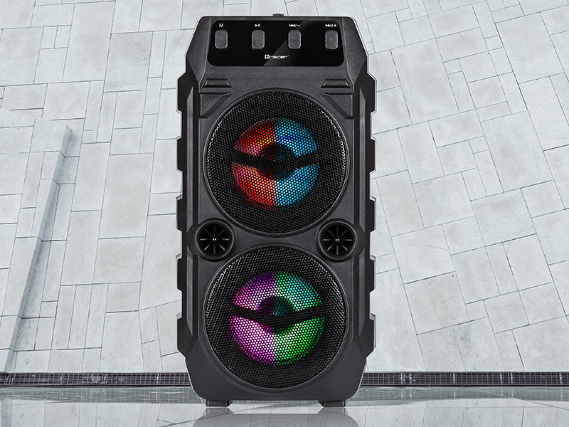 Wireless Speaker with Powerful Sound and LED - Tracer Superbox 46612