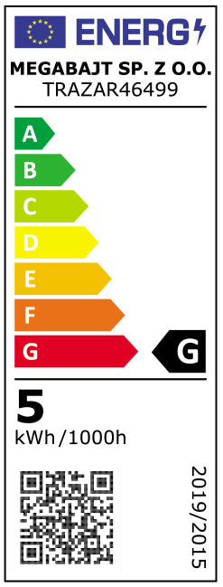 E14 LED Spuldze 5W 400Lm Silti Balta Tracer 46499