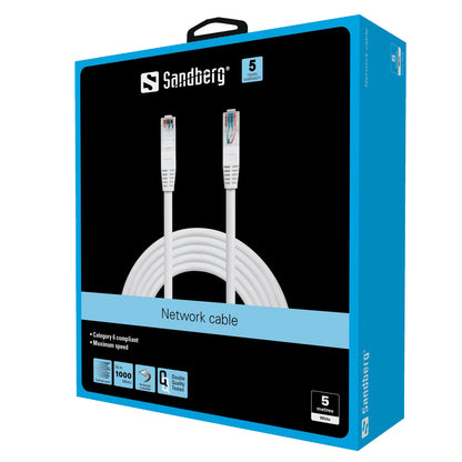 Network cable UTP Cat6 5m Sandberg 506-96