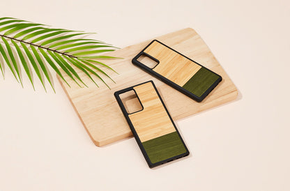 Samsung Galaxy Note20 Ultra Black Bamboo Wood Cover