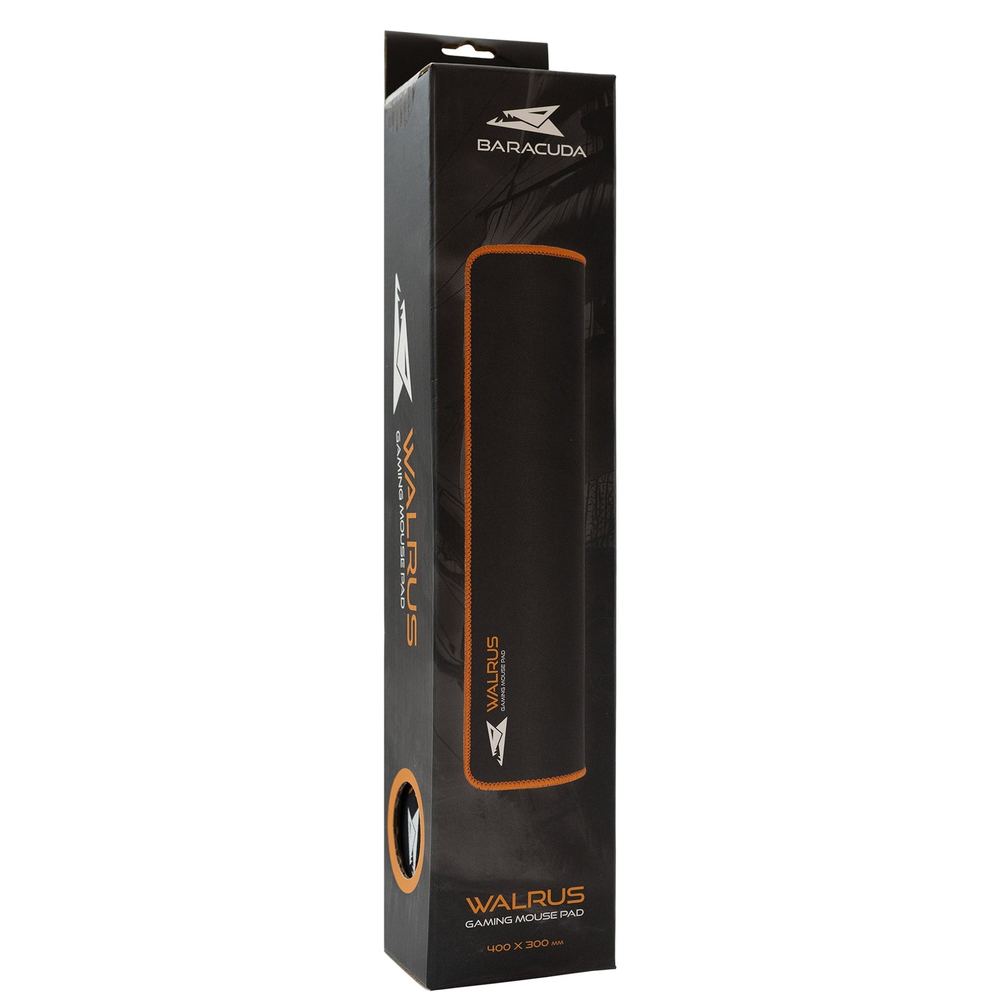 Baracuda BGMP-021 Walrus Black/Orange 400x300 L - Medium Gaming Mouse Pad