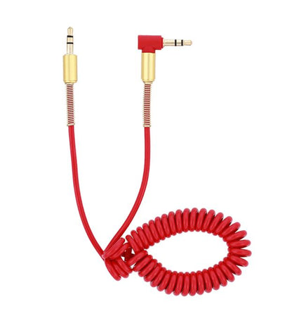 Audio Kabelis 3.5mm 1.5m Sarkanā Krāsā - Tellur