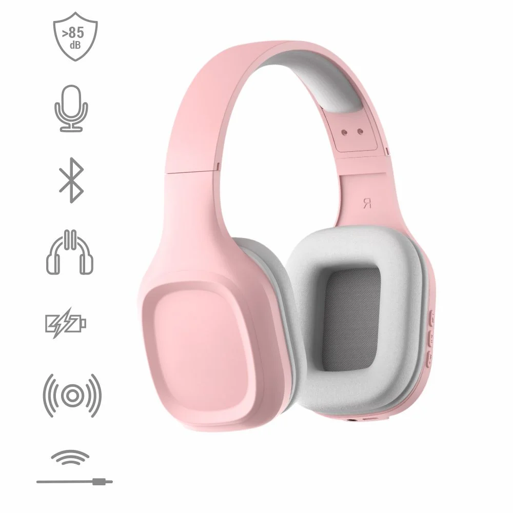 Bluetooth-наушники розовые — Manta HDP802PK