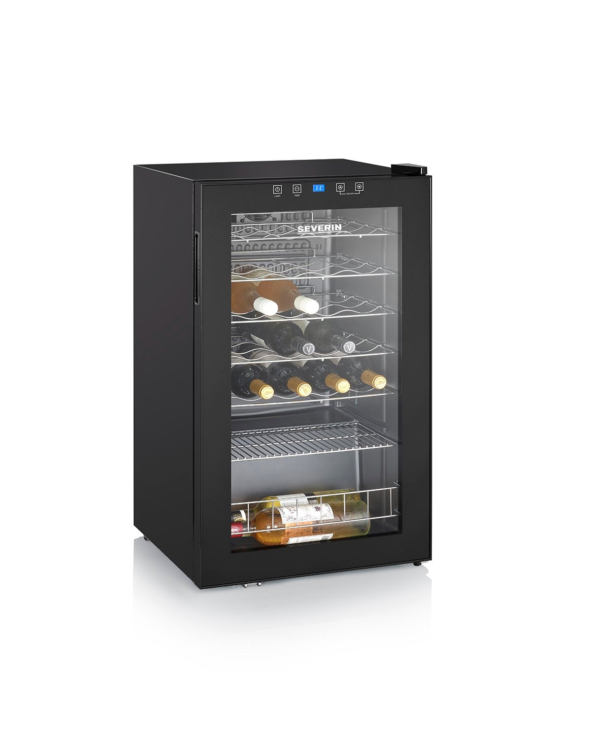 Electric Wine Cooler with LED Lighting Severin WKS 8908