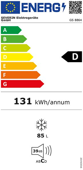 4-star freezer with large capacity - Severin GS 8864