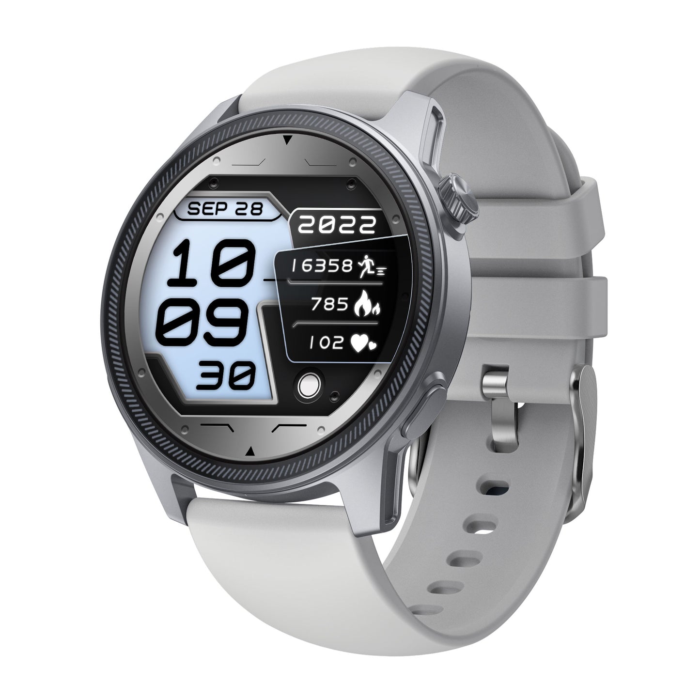 Smart Watch with AMOLED Screen and Heart Rate Sensor Denver SWC-392 Gray