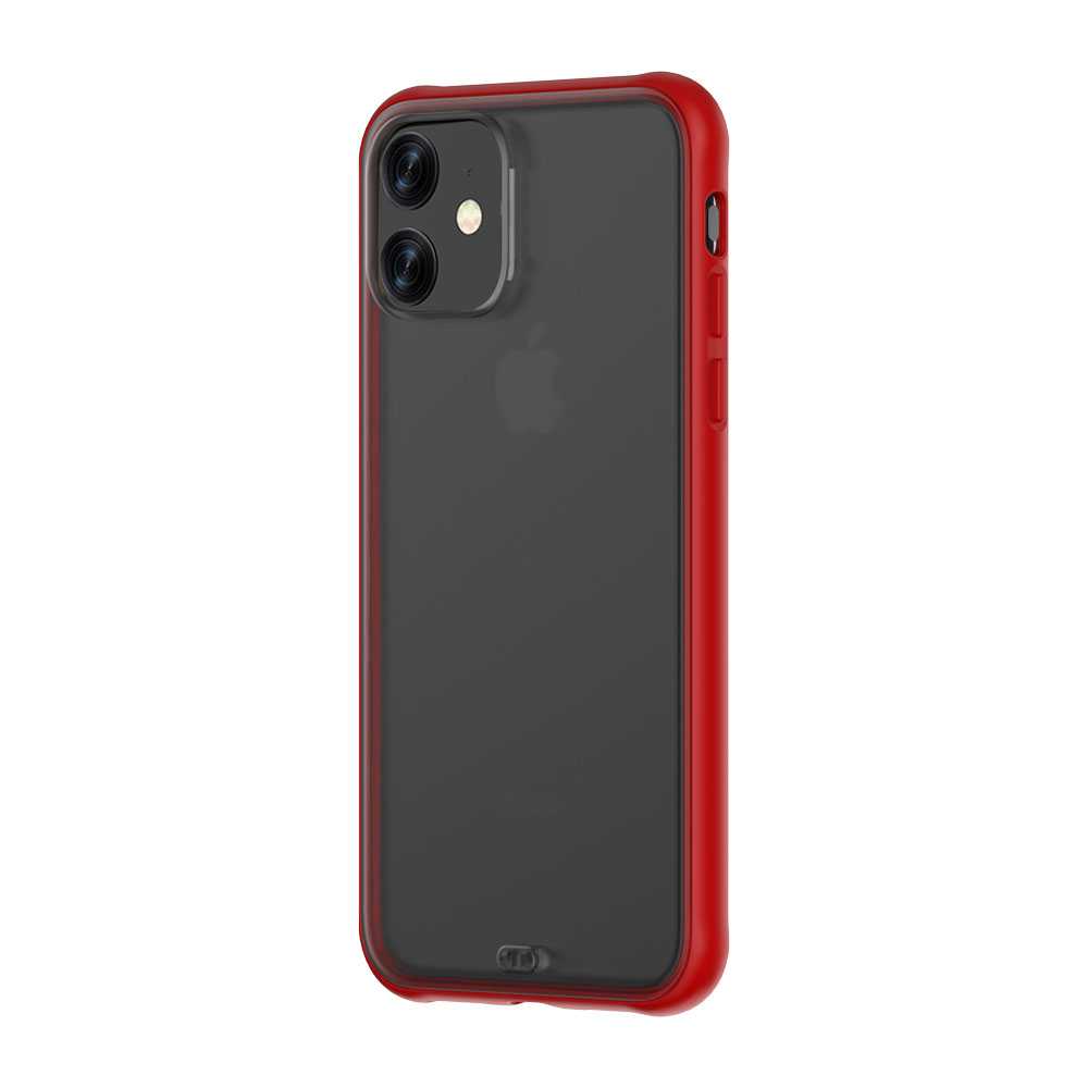 Anti-šoka apvalks iPhone 11 Pro, Devia Soft Elegant, sarkans