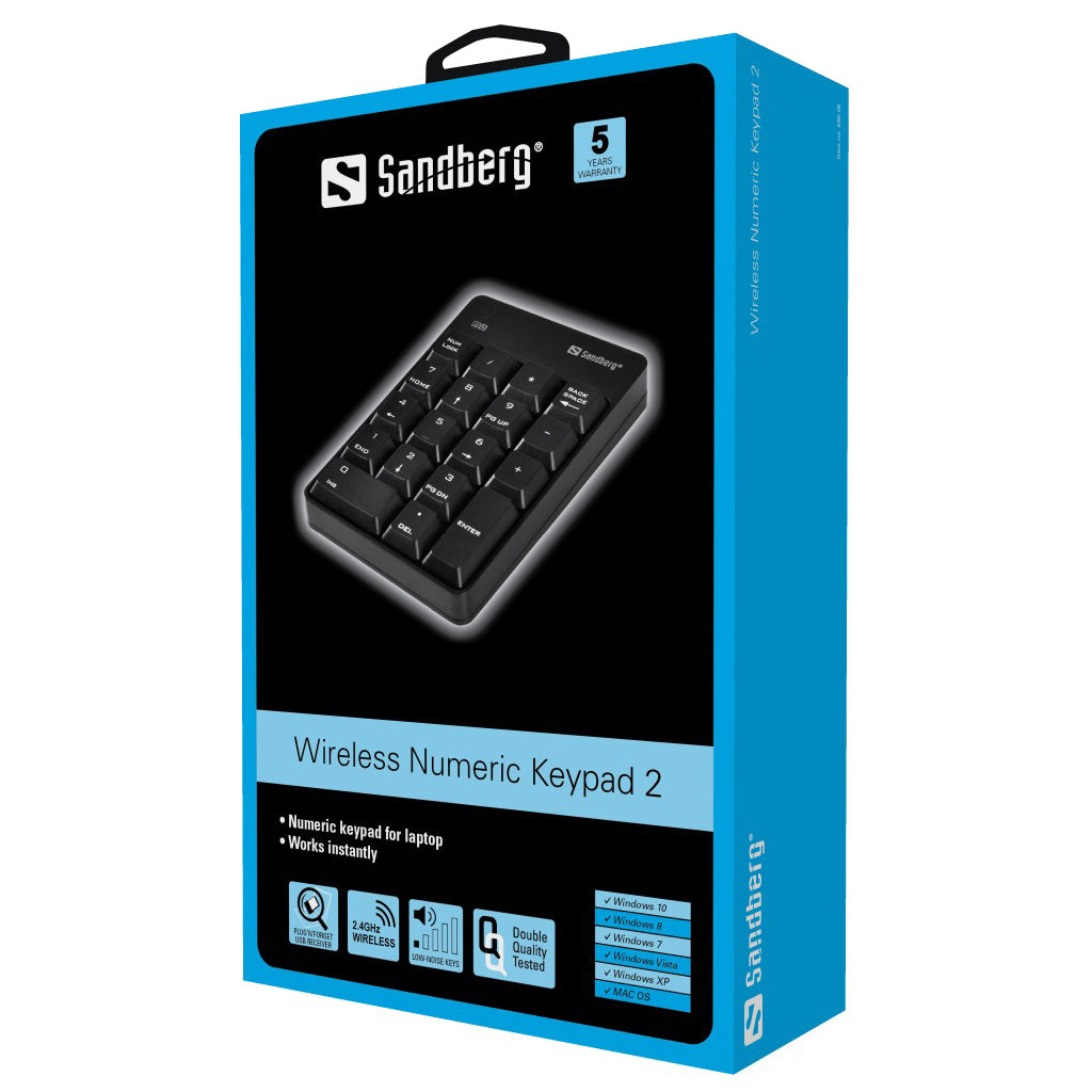 Беспроводная цифровая клавиатура Sandberg 630-05 2 