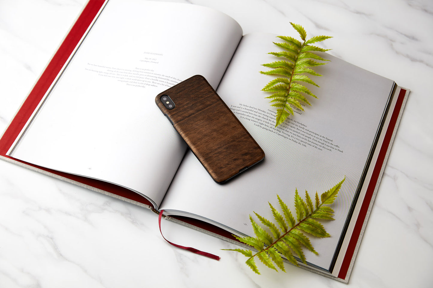 Mobile Phone Cover, Natural Wood, iPhone XS Max, MAN&amp;WOOD