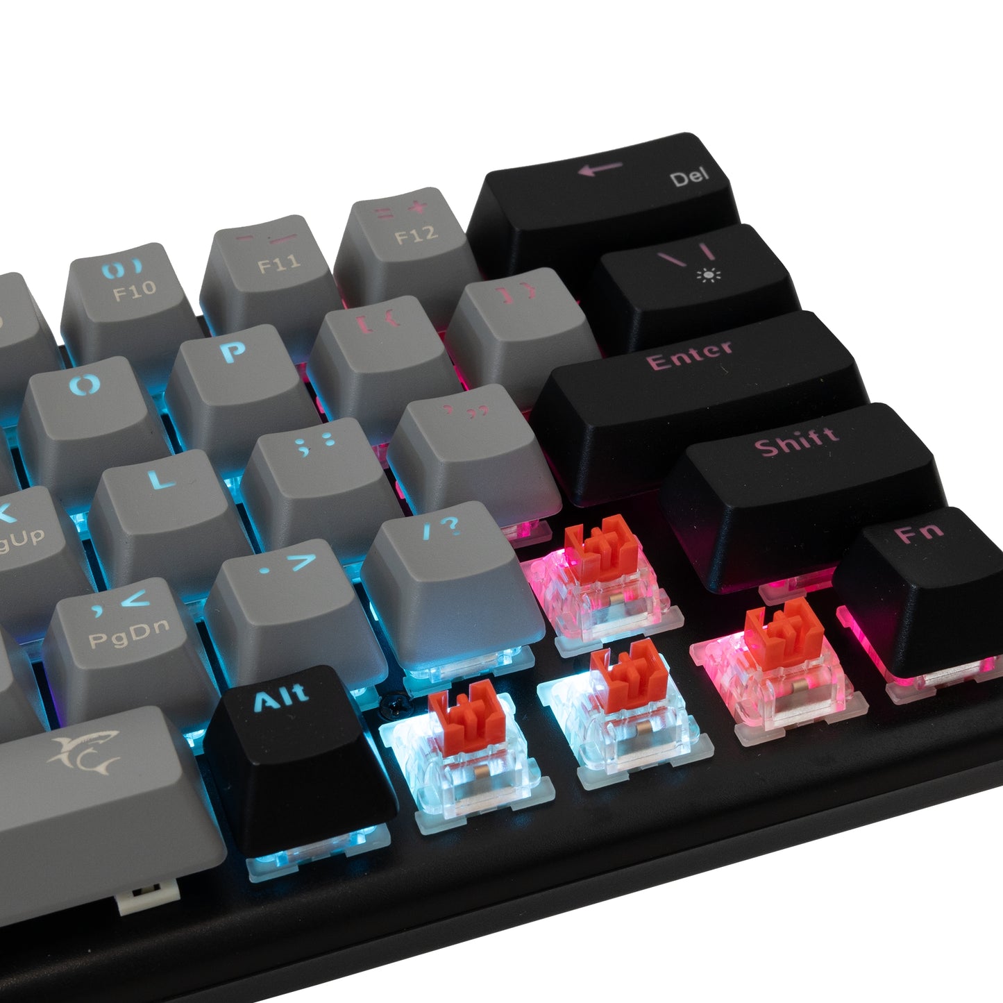 White Shark GK-002711 Wakizashi keyboard gray-black with Red Switches