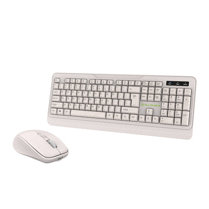 Wireless Keyboard and Mouse with ECO Materials - Tellur Green