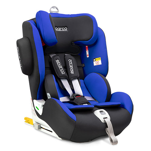 Детское автокресло с отличной защитой Sparco SK1000 Blue