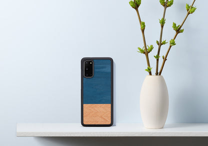 Защитный чехол для Samsung Galaxy S20 MAN&amp;WOOD, деним черный