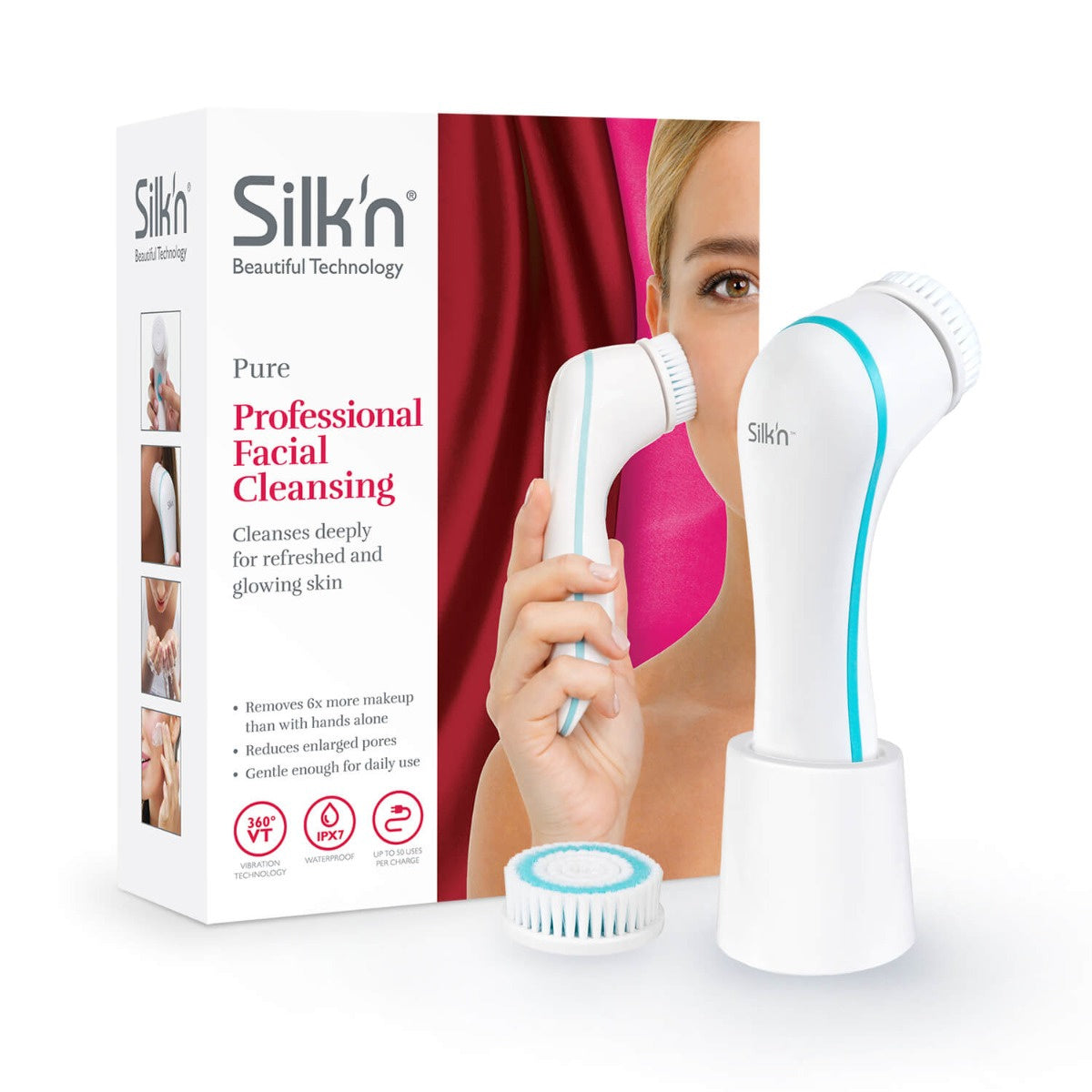 Профессиональное очищающее средство для лица Silkn Pure SCPB1PE1001