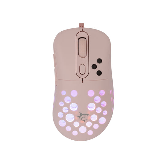 Optical gaming mouse with RGB lighting - White Shark GM-5013 Azrael Pink