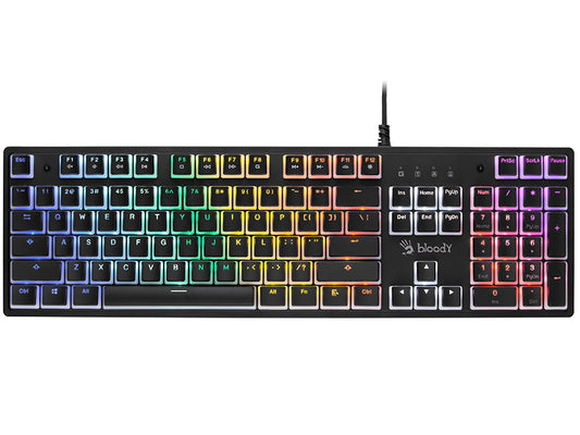 Pilnizmēra Mehāniskā Tastatūra ar RGB - A4Tech Bloody S510R