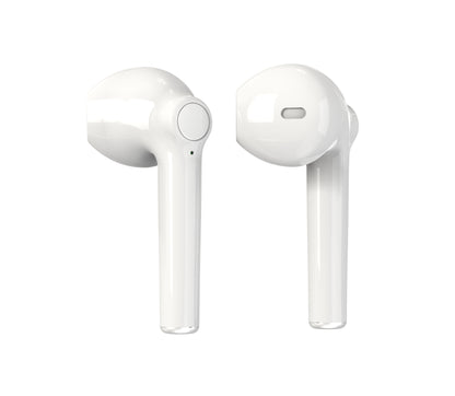 Headphones Denver TWE-39W, White - Wireless Bluetooth and Clear Sound