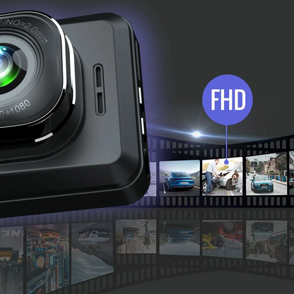 FHD auto video reģistrators ar atpakaļskata kameru Manta DVR504F DUO Black