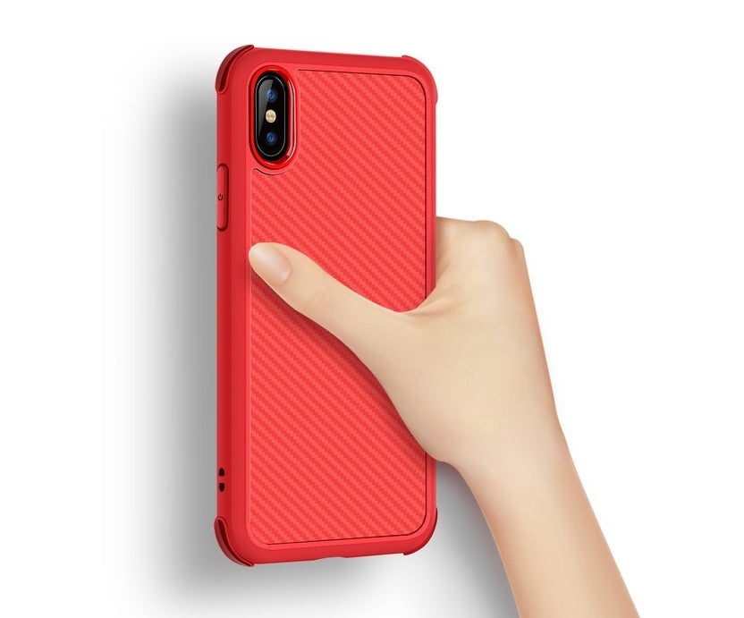 Shockproof case for iPhone XS Max, red - DEVIA