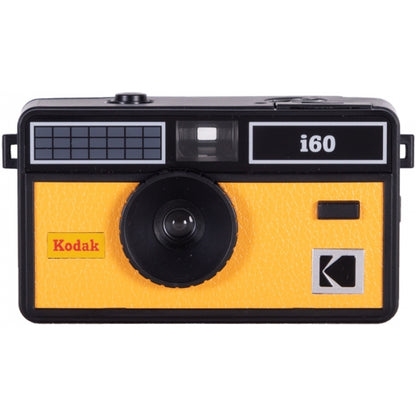 Retro Kamera ar Nostalgisku Dizainu - Kodak i60 Melna/Dzeltena